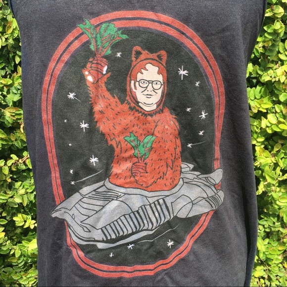 The Office Dwight Beet Farm Flowy Racerback Tank - Picture 9 of 11